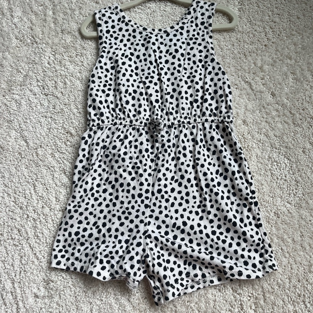 Old Navy Black and White Kids Romper 4T